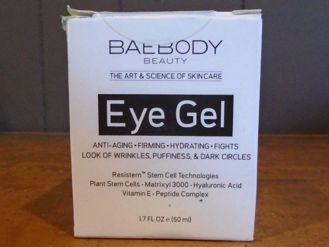 Baebody eye gel review box